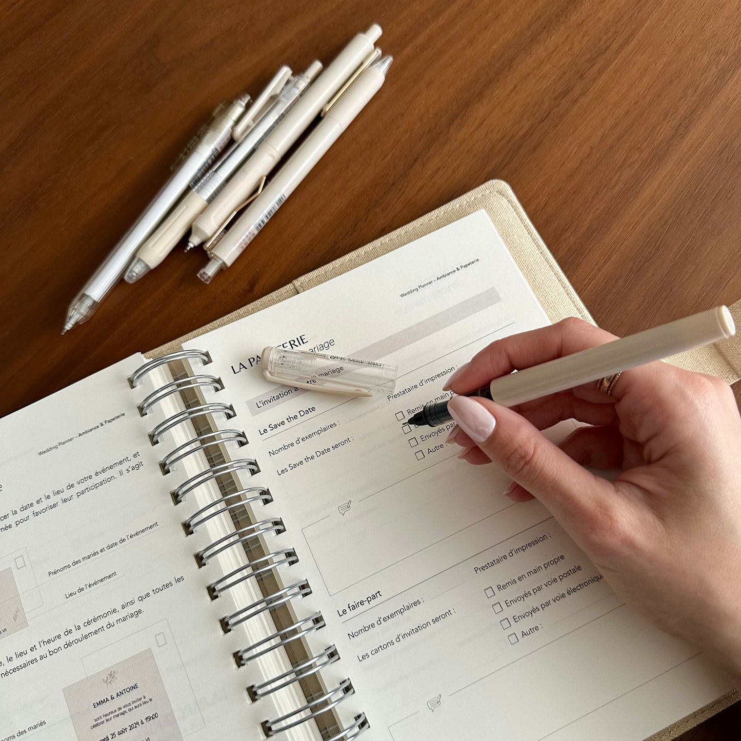 Ensemble de 5 stylos